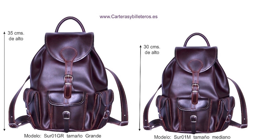 Mochila Piel Hombre 6003