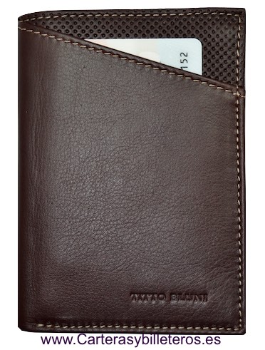 Man Wallet To Bluni Make In Luxury Leather With Purse Graphitec