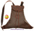 BACKPACK LEATHER AND LEATHER MADE IN SPAIN HAND MADE CHESTNUT BROWN UNLINED