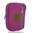 BASIC LEATHER CIGARETTE CASE WITH FRONT POCKET + 30 COLORS -Recommended- FUCHSIA