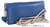 BICOLOR SKIN BAG CAN BE USED AS A HANDBAG BLUE AND BEIGE