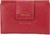 BILLFOLD WALLET FOR WOMEN IN SKIN QUALITY BEEF MEDIUM ROJO