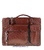 BRIEFCASE LARGE ITALIAN LEATHER SHEETS WITH DEPARTMENTS HABANA