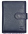 BUSINESS CARD HOLDER LEATHER NAPA HIGH RANGE WITH WALLET LUX BLUE NAVY
