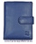 BUSINESS CARD HOLDER LEATHER NAPA HIGH RANGE WITH WALLET LUX BLUE