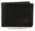 CARD FOLDER LEATHER WALLET CARD TWO TONE BLACK