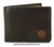 CARD FOLDER LEATHER WALLET CARD TWO TONE BROWN