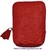 CIGARETTE AND COVER LIGHTER IN CALFSKIN ROJO