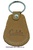 DOUBLE FACE CUBILLE RING KEY RING TRAPEZOIDAL LEATHER