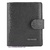 DOUBLE NAPALUX LEATHER CACHAREL CARD HOLDER 13 CARD SILICONE LOGO BLACK