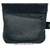 ECONOMIC LEATHER PURSE WITH STRAP CLOSURE AND ZIPPER POCKET BLACK