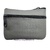 ECONOMIC LEATHER PURSE WITH THREE ZIPPER POCKETS GREY