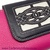 FUCHSIA WOMEN'S LEATHER WALLET WITH EMBROIDERED LEATHER FASTENER CARTUJANO