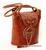 HIGH QUALITY LEATHER BAG WITH DOUBLE BRAIDED BAG AGED LEATHER