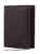 HOLDER WALLET OF LEATHER AUTHENTIC NAPA LUX DARK BROWN