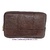 LEATHER BAG TO CARRY AROUND THE WAIST WITH ZIP AND OUTSIDE POCKET. DARK BROWN