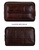 LEATHER BAG TO LEAD TO THE WAIST WITH ZIPPER DARK BROWN