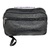 LEATHER BAG WITH HANDLE AND FOUR ZIPPER POCKETS -2 SIZES - NEGRO GRANDE