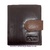 LEATHER BILLFOLD WALLET WALLET WITH OUTSIDE PURSE AND CLOSURE STRAP - 4 COLORS BROWN AND LEATHER COLOR