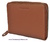 LEATHER CARD FOLDER LOCKING ZIPPER FOR 14 CREDIT CARDS LEATHER