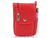 LEATHER CIGARETTE CASE WITH WALLET AND FOLDER LIGHTER - 7 colors - ROJO