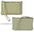 LEATHER PURSE WITH DOUBLE HANDLE FOR HAND BEIGE