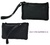 LEATHER PURSE WITH DOUBLE HANDLE FOR HAND BLACK
