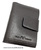 LEATHER WALLET CARD HOLDER 26 CARDS BLACK