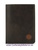 LEATHER WALLET CARD TWO TONE WITH PURSE BROWN
