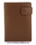 LEATHER WALLET CARD WITH PURSE AND CLOSED LEATHER