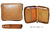LEATHER WALLET PURSE WITH EXTERIOR ZIPPER LEATHER