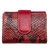 LITTLE WOMEN'S WALLET OF LUXURY SKIN VERY COMPLETE AND GREAT QUALITY ROJO SERPIENTE