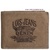 LOIS CARD HOLDER IN JEANS CALFSKIN WITH THE BRAND ENGRAVED IN FIRE BROWN