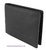 LUXURY CACHAREL MEN'S LEATHER WALLET WITH PURSE AND TOP CARD HOLDER BLACK