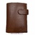 MAN LEATHER WALLET NAPA LUX WITH CLOSURE - 5 COLORS - BRANDY