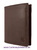 MAN LONG WALLET IN SKIN OF QUALITY WITH PURSE BROWN