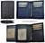 MAN WALLET BRAND BLUNI TITTO MAKE IN LUXURY LEATHER 10 CREDIT CARDS BLACK