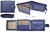 MAN WALLET BRAND BLUNI TITTO MAKE IN LUXURY LEATHER BLUE