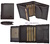 MAN WALLET BRAND BLUNI TITTO MAKE IN LUXURY LEATHER WITH PURSE BROWN