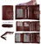 MAN WALLET OF LEATHER OF QUALITY WITH WALLET AND CASH DRAWER MEDIUM BROWN