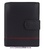 MAN WALLET OF NAPPA LEATHER WITH CARD HOLDER AND PURSE BLACK