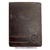 MEN'S PURSE WALLET IN WORN LEATHER FOR 10 CARDS BROWN