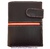 MEN'S WALLET LEATHER FROM UBRIQUE WITH SPAIN FLAG AND EXTERIOR CLOSURE BROWN AND LEATHER