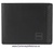 MEN'S WALLET PURSE IN NAPA LEATHER FOR 10 CARDS WITH PURSE BLACK