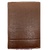 MEN'S WALLET WITH PURSE TITTO BLUNI ENGRAVED LEATHER EXCLUSIVE DESIGN BRANDY