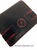 NAPA LEATHER MEN'S WALLET WITH ELASTIC CLOSURE AND PURSE NEGRA Y ROJA