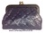 PURSE WITH LEATHER NOZZLE WITH BEAR ENGRAVINGS - 4 COLORS - BLUE NAVY