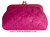 PURSE WITH LEATHER NOZZLE WITH BEAR ENGRAVINGS - 4 COLORS - FUCHSIA