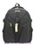 RESISTANT CANVAS BACKPACK WITH 6 POCKETS AND PADDED SHOULDERS BLACK