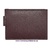 SMALL LEATHER MEN'S WALLET WITH COIN PURSE AND EXTERNAL ZIP BROWN